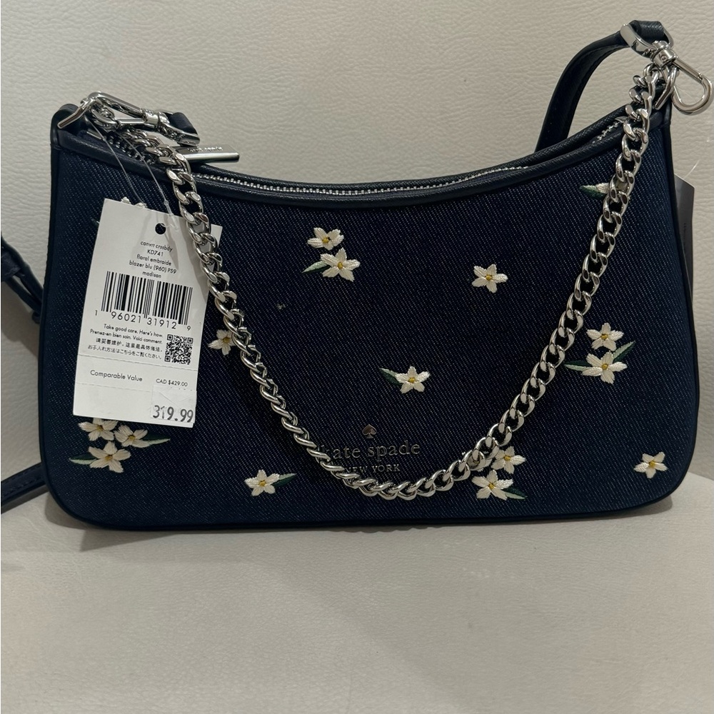 Kate Spade Black Floral Women's Bag